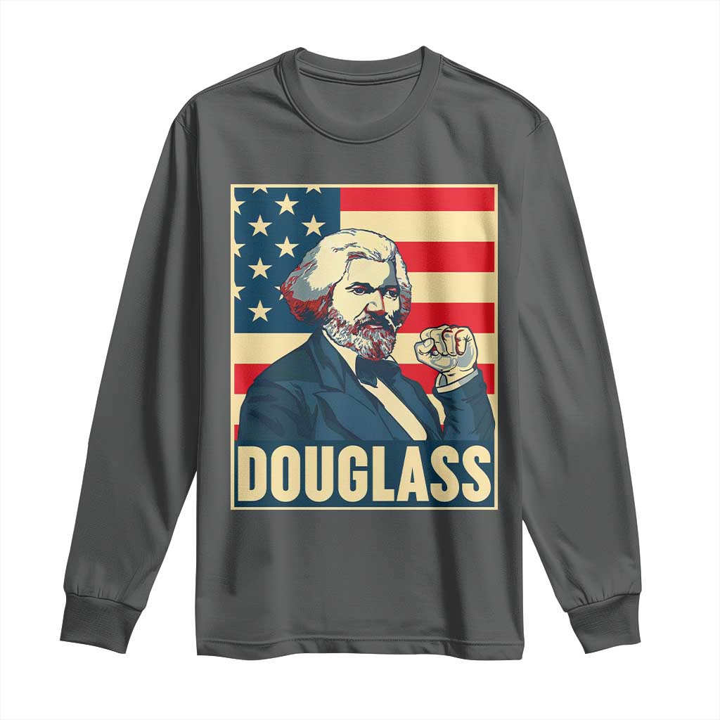 Frederick Douglass American Hero Long Sleeve Shirt Black History Month Gift - Wonder Print Shop