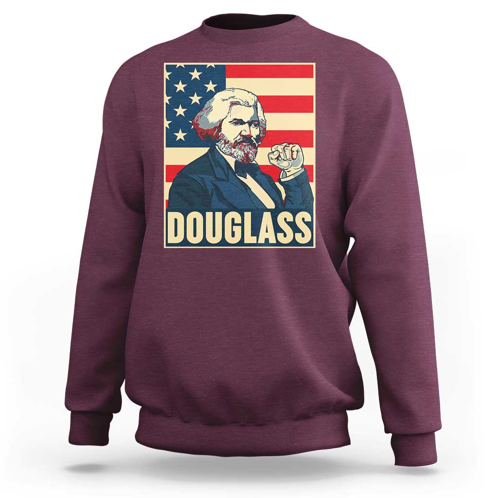Frederick Douglass American Hero Sweatshirt Black History Month Gift - Wonder Print Shop