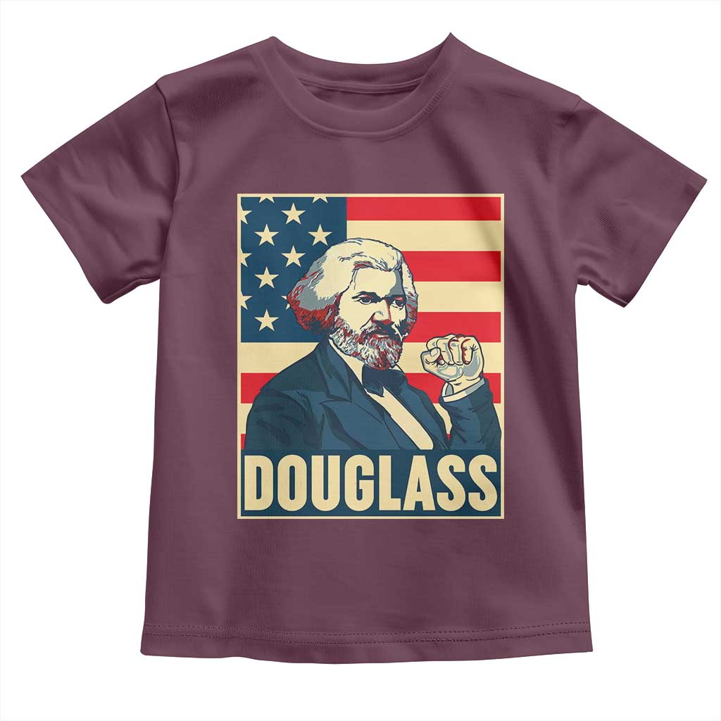 Frederick Douglass American Hero Toddler T Shirt Black History Month Gift - Wonder Print Shop