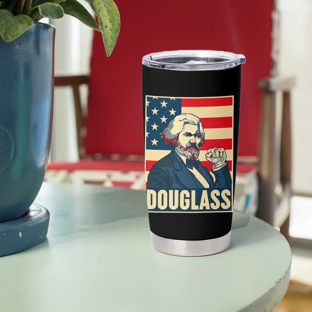 Frederick Douglass American Hero Tumbler Cup Black History Month Gift - Wonder Print Shop