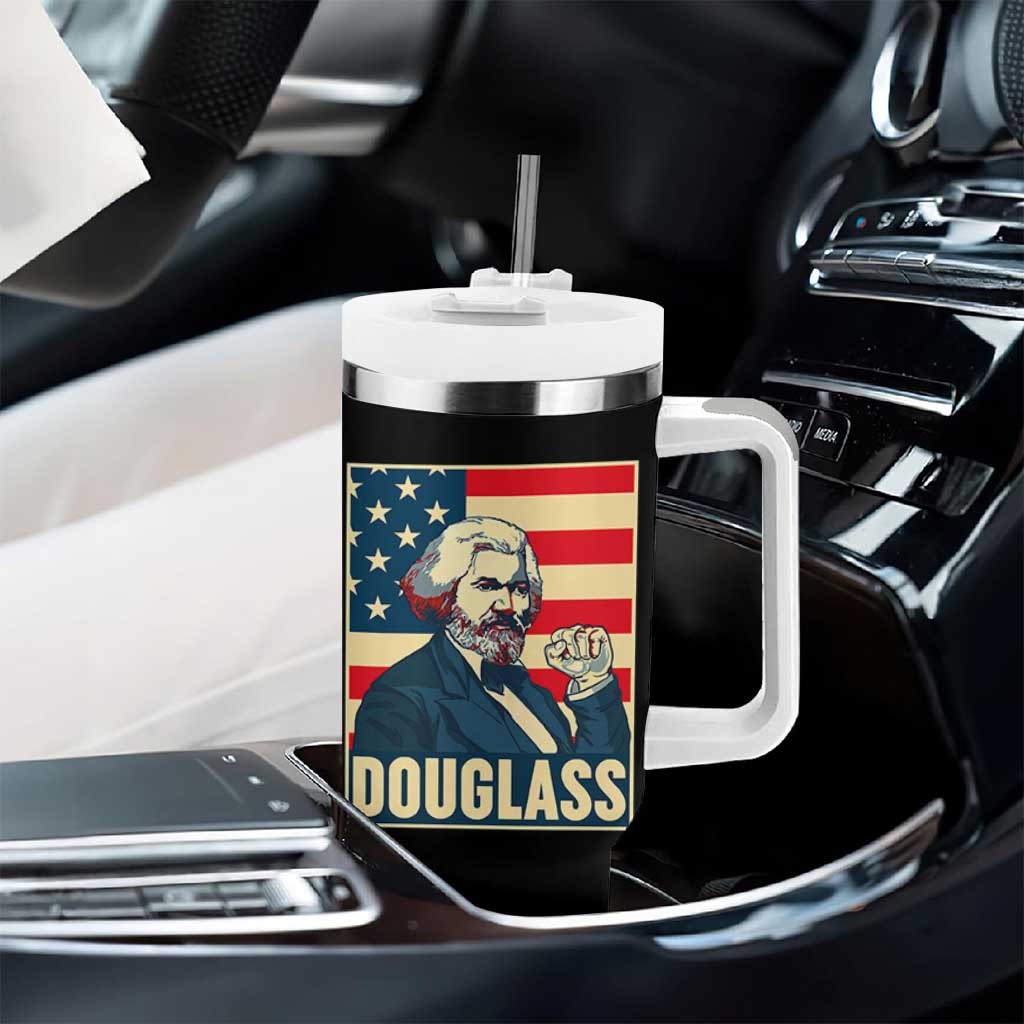 Frederick Douglass American Hero Tumbler With Handle Black History Month Gift - Wonder Print Shop