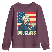 Frederick Douglass American Hero Youth Sweatshirt Black History Month Gift - Wonder Print Shop