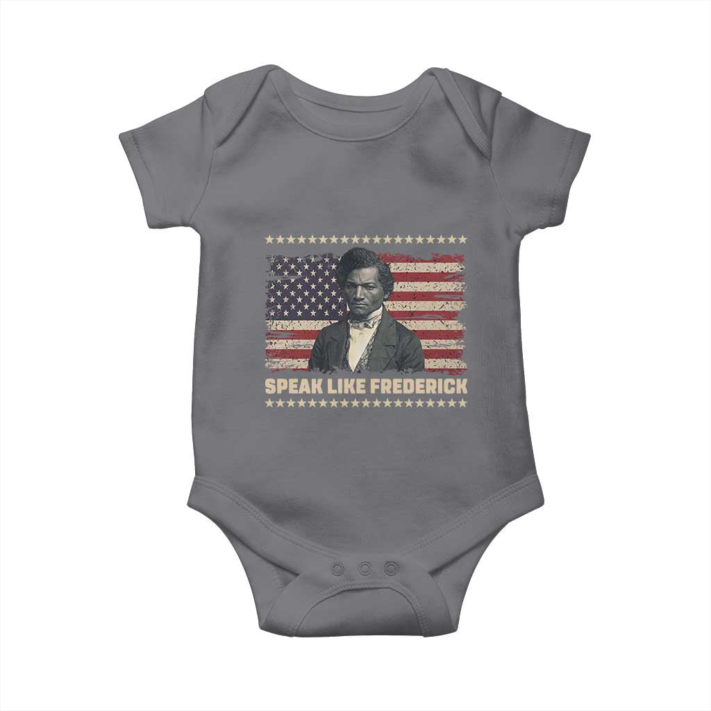 Speak Like Frederick Baby Onesie Black History Month Gift - Wonder Print Shop