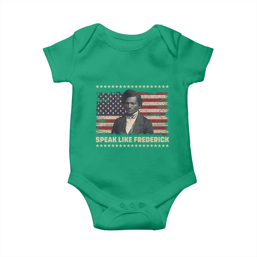 Speak Like Frederick Baby Onesie Black History Month Gift - Wonder Print Shop