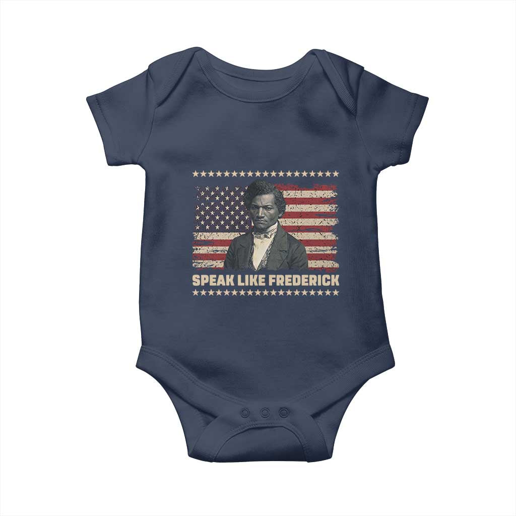 Speak Like Frederick Baby Onesie Black History Month Gift - Wonder Print Shop