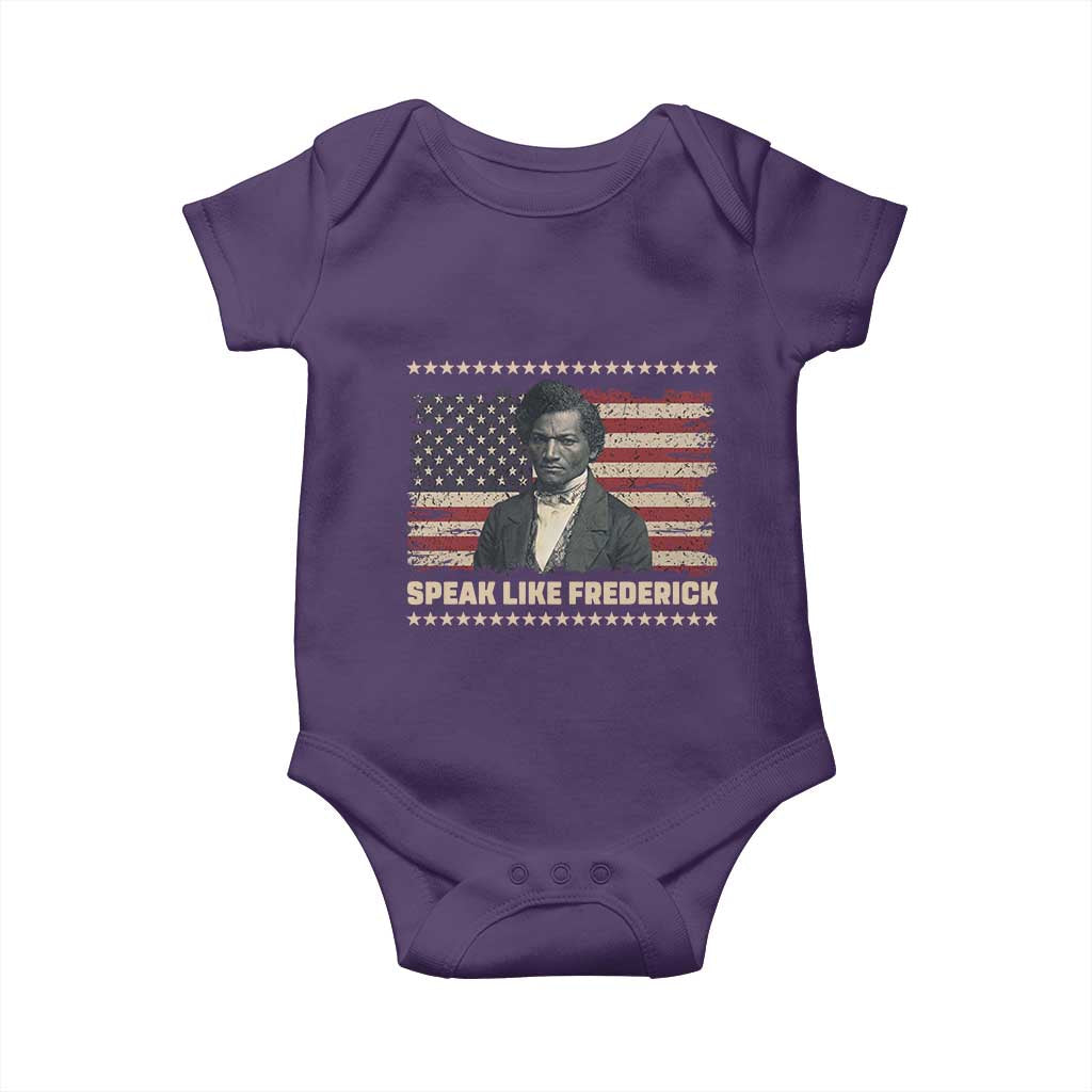 Speak Like Frederick Baby Onesie Black History Month Gift - Wonder Print Shop