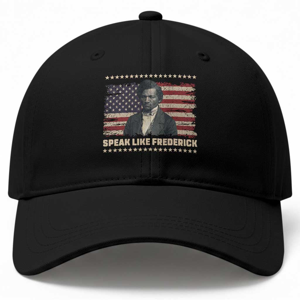 Speak Like Frederick Baseball Cap Black History Month Gift