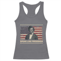 Speak Like Frederick Racerback Tank Top Black History Month Gift - Wonder Print Shop