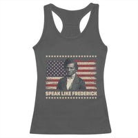 Speak Like Frederick Racerback Tank Top Black History Month Gift - Wonder Print Shop