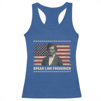 Speak Like Frederick Racerback Tank Top Black History Month Gift - Wonder Print Shop