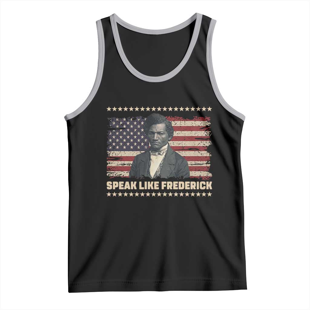 Speak Like Frederick Tank Top Black History Month Gift - Wonder Print Shop