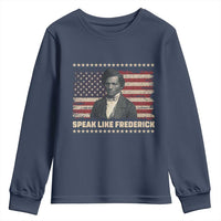 Speak Like Frederick Youth Sweatshirt Black History Month Gift - Wonder Print Shop