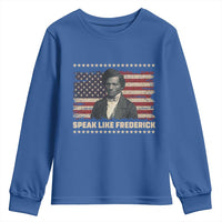Speak Like Frederick Youth Sweatshirt Black History Month Gift - Wonder Print Shop