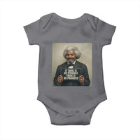 Frederick Douglass Quote Baby Onesie If There Is No Struggle There Is No Progress - Wonder Print Shop