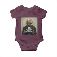 Frederick Douglass Quote Baby Onesie If There Is No Struggle There Is No Progress - Wonder Print Shop