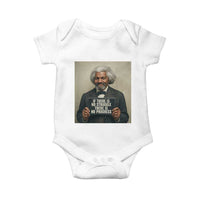 Frederick Douglass Quote Baby Onesie If There Is No Struggle There Is No Progress - Wonder Print Shop