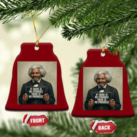 Frederick Douglass Quote Ceramic Ornament If There Is No Struggle There Is No Progress - Wonder Print Shop