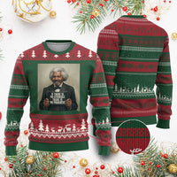 Frederick Douglass Quote Ugly Christmas Sweater If There Is No Struggle There Is No Progress - Wonder Print Shop