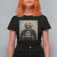 Frederick Douglass Quote T Shirt For Women If There Is No Struggle There Is No Progress - Wonder Print Shop
