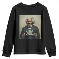 Frederick Douglass Quote Youth Sweatshirt If There Is No Struggle There Is No Progress - Wonder Print Shop