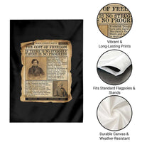 If There Is No Struggle No Progress Garden Flag Frederick Douglass Newspaper - Wonder Print Shop