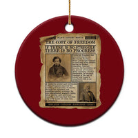 If There Is No Struggle No Progress Ceramic Ornament Frederick Douglass Newspaper - Wonder Print Shop