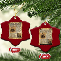 If There Is No Struggle No Progress Ceramic Ornament Frederick Douglass Newspaper - Wonder Print Shop