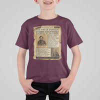 If There Is No Struggle No Progress T Shirt For Kid Frederick Douglass Newspaper - Wonder Print Shop