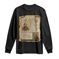 If There Is No Struggle No Progress Long Sleeve Shirt Frederick Douglass Newspaper - Wonder Print Shop