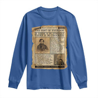 If There Is No Struggle No Progress Long Sleeve Shirt Frederick Douglass Newspaper - Wonder Print Shop