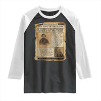 If There Is No Struggle No Progress Raglan Shirt Frederick Douglass Newspaper - Wonder Print Shop