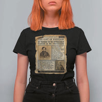 If There Is No Struggle No Progress T Shirt For Women Frederick Douglass Newspaper - Wonder Print Shop