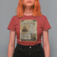 If There Is No Struggle No Progress T Shirt For Women Frederick Douglass Newspaper - Wonder Print Shop
