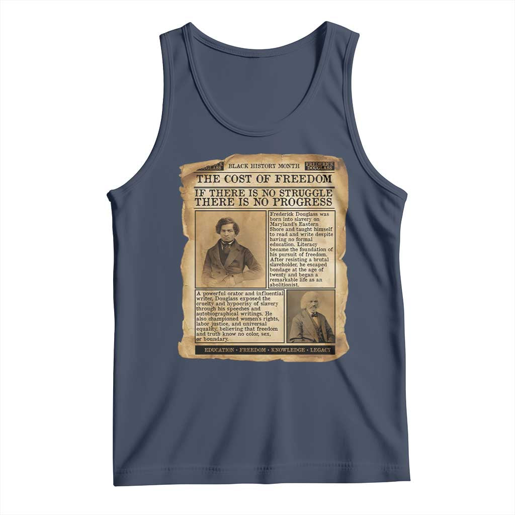 If There Is No Struggle No Progress Tank Top Frederick Douglass Newspaper - Wonder Print Shop