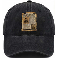 If There Is No Struggle No Progress Washed Cotton Baseball Cap Frederick Douglass Newspaper