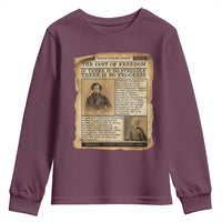 If There Is No Struggle No Progress Youth Sweatshirt Frederick Douglass Newspaper - Wonder Print Shop