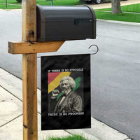 Frederick Douglass Struggle And Progress Garden Flag Inspirational Black History - Wonder Print Shop