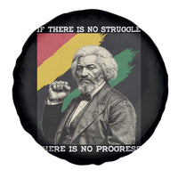 Frederick Douglass Struggle And Progress Spare Tire Cover Inspirational Black History - Wonder Print Shop