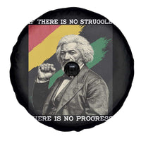 Frederick Douglass Struggle And Progress Spare Tire Cover Inspirational Black History - Wonder Print Shop