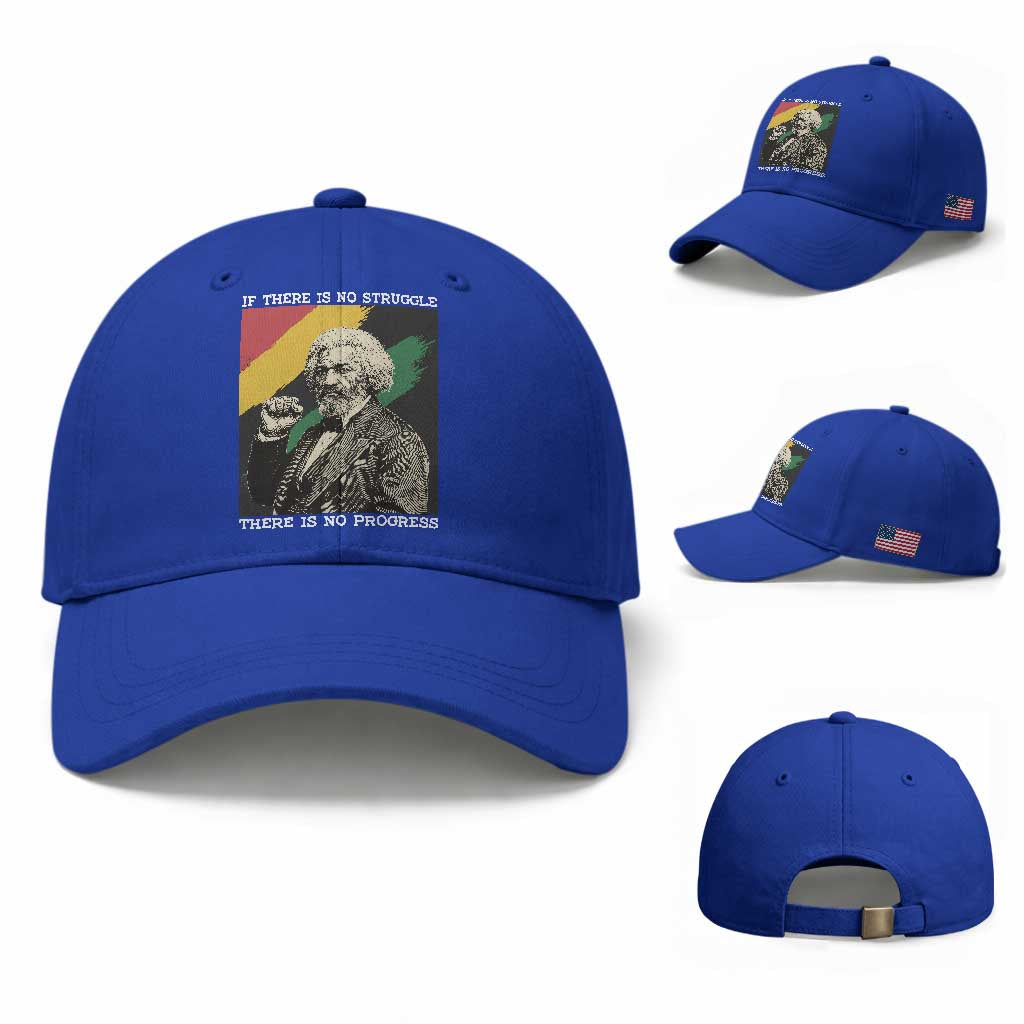 Frederick Douglass Struggle And Progress Baseball Cap Inspirational Black History