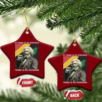 Frederick Douglass Struggle And Progress Ceramic Ornament Inspirational Black History - Wonder Print Shop