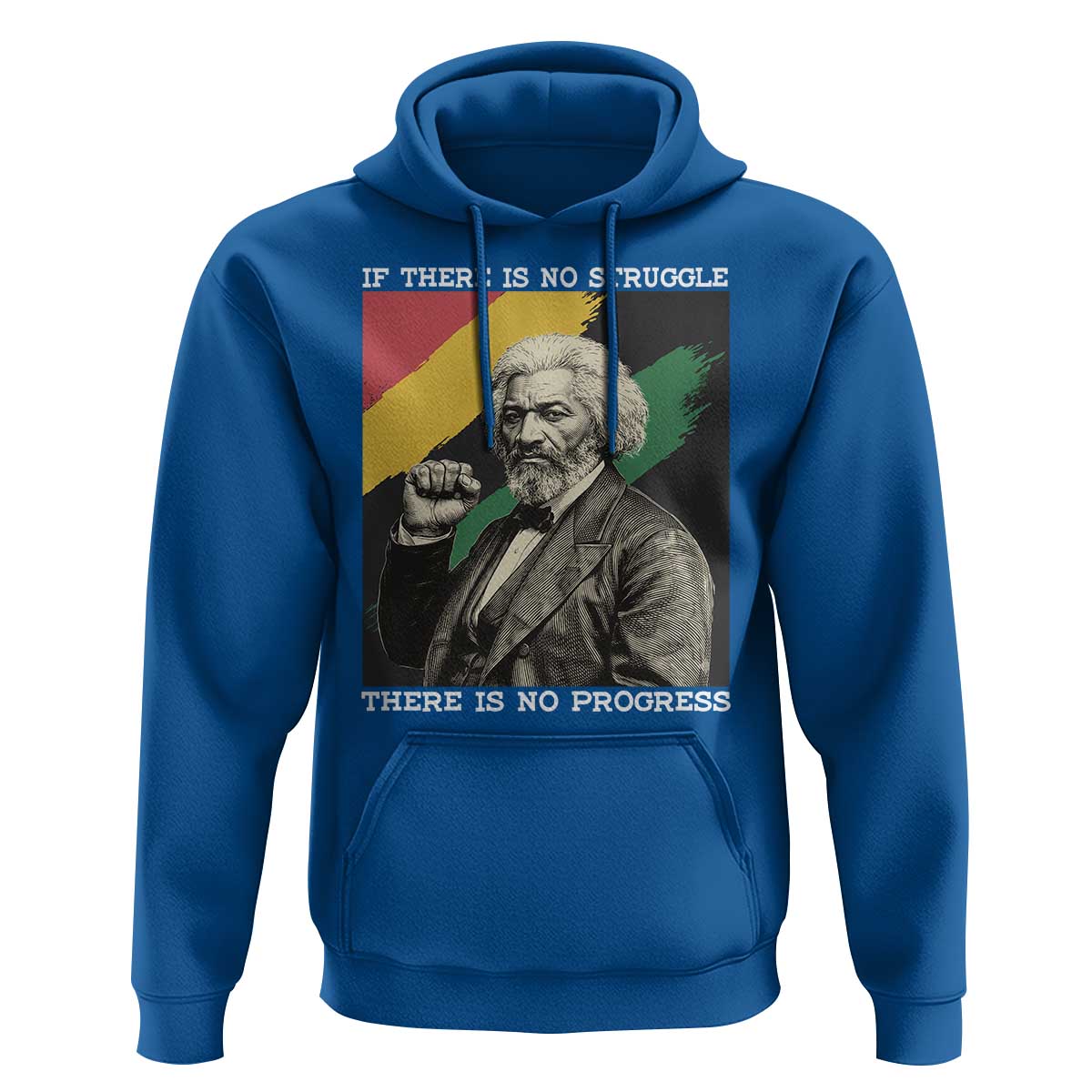 Frederick Douglass Struggle And Progress Hoodie Inspirational Black History - Wonder Print Shop