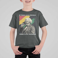 Frederick Douglass Struggle And Progress T Shirt For Kid Inspirational Black History - Wonder Print Shop