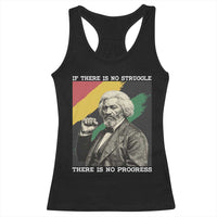 Frederick Douglass Struggle And Progress Racerback Tank Top Inspirational Black History - Wonder Print Shop