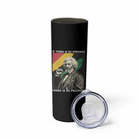 Frederick Douglass Struggle And Progress Skinny Tumbler Inspirational Black History - Wonder Print Shop