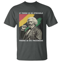 Frederick Douglass Struggle And Progress T Shirt Inspirational Black History - Wonder Print Shop