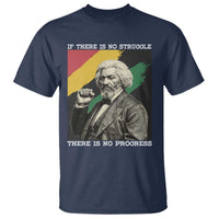 Frederick Douglass Struggle And Progress T Shirt Inspirational Black History - Wonder Print Shop