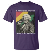 Frederick Douglass Struggle And Progress T Shirt Inspirational Black History - Wonder Print Shop