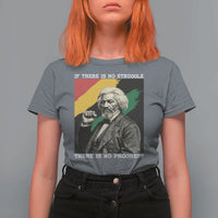Frederick Douglass Struggle And Progress T Shirt For Women Inspirational Black History - Wonder Print Shop