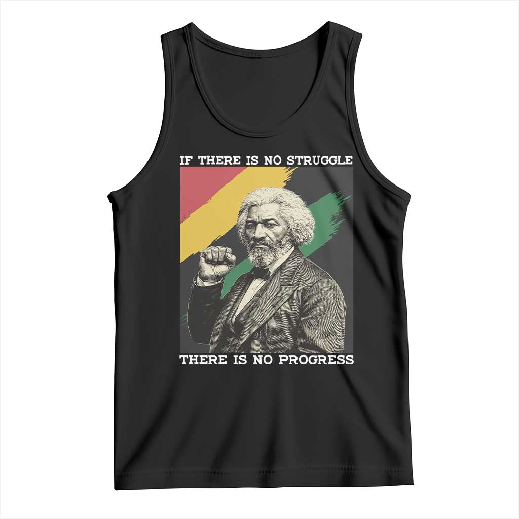 Frederick Douglass Struggle And Progress Tank Top Inspirational Black History - Wonder Print Shop